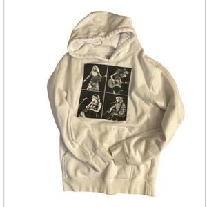 Taylor Swift The Eras Tour Collage White Hoodie Small